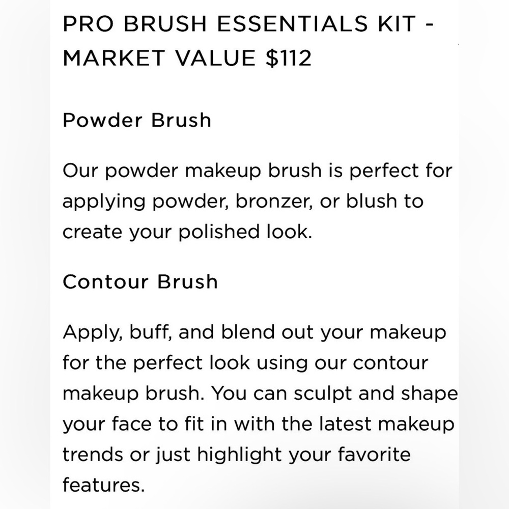 Billion Dollar Brushes Charcoal Makeup Brush Set - NIB - Picture 3 of 7